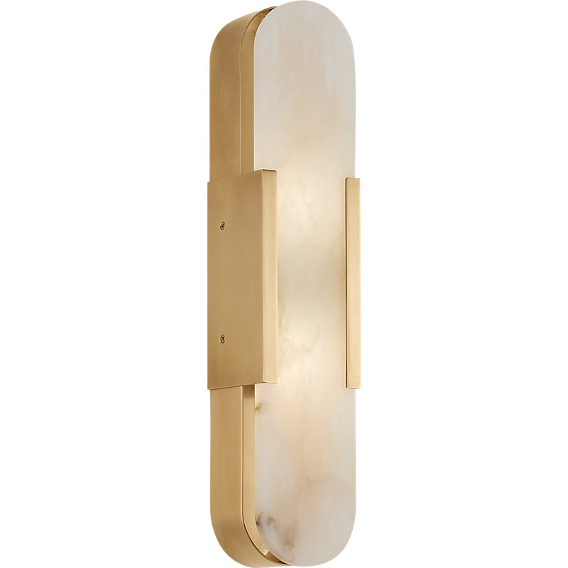 Kelly Wearstler Melange Elongated Sconce, Antique-Burnished Brass