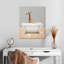 Impression sur toile, girafe et baignoire-532701434