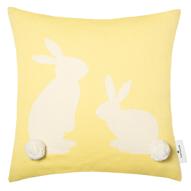 Animal Print Yellow Square Cushion Cover