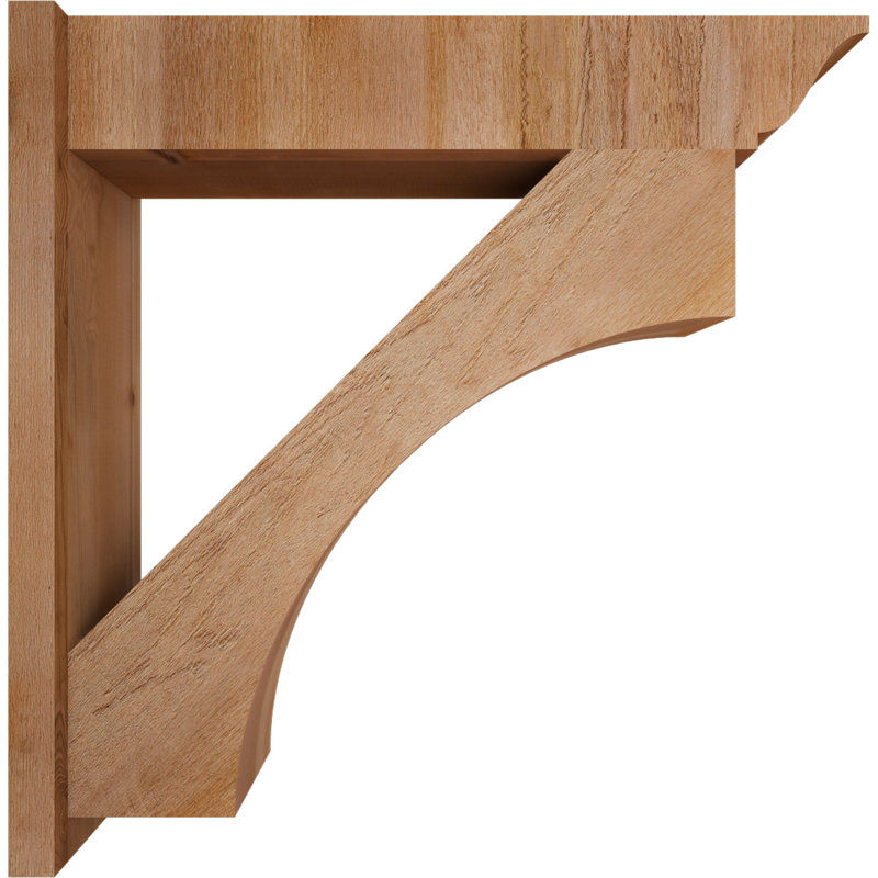 Persienne en bois Westlake, P 38 po x H 38 po, Cèdre rouge de l'Ouest de 8 po (sciage brut)