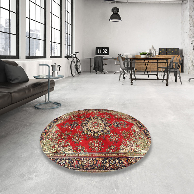 Pilottown Oriental Indoor Rug, Round 3'