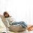 Ergonomic Lazy - Adjustable Back For Relax Gray Reclining Chair Dormitory, Multifunctional And Convenient Metal Frame