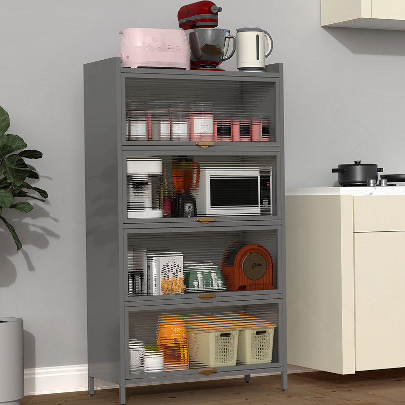 Armoire à 5 portes, Gris