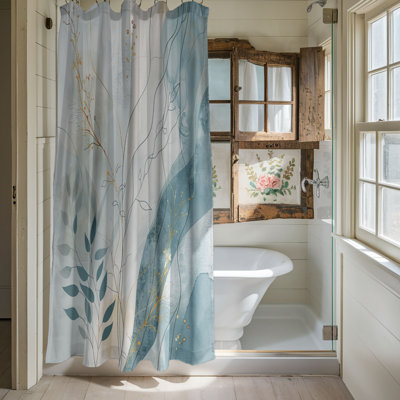 Rideau de douche 1 pièce Boho