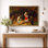 «Whimsical Anthropomorphic Animal Scene», impression sur toile encadrée, impression sur toile