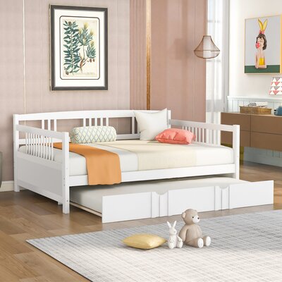 Red Barrel Studio® Safak Solid Wood Daybed with Trundle & Reviews | Wayfair