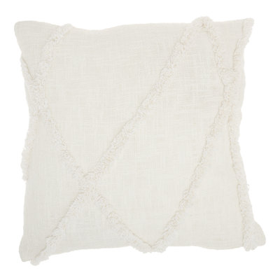 Schoonover Boho Chic Textured Lines Throw Pillow