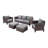Balcorne 7 - Person Patio Conversation Set with Cushions-844003414