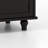 Minimalist black sideboard