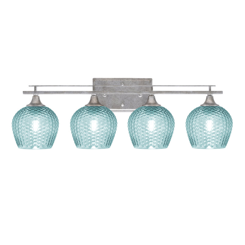Uptowne 4 - Light Dimmable Vanity Light, Turquoise