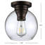 Plafonnier encastré 1 lumière 7,75 po Cearley-1343813124