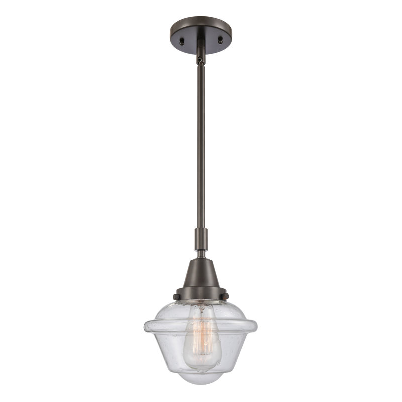 Luminaire suspendu simple à 1 lumière, DEL, Bronze huilé