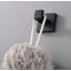 Ensemble de salle de bain 5 pièces à finition brossée - SUS304 Porte-serviettes, anneau, crochets et support TP pour l'organisation de la salle de bain-1548078498