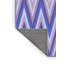 Tapis bleu rectangulaire tissé à la machine 7 pi x 9 pi