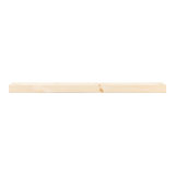 Modern Ember Vara Wood Mantel Shelf - 3 Inch Height - Variations in Grain and Natural Distressing