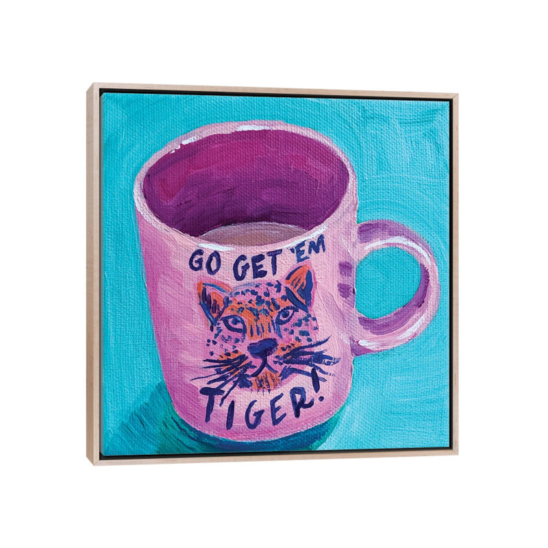 Go Get'Em Tiger by Pauline Wegman - Gallery-Wrapped Canvas Giclée on Canvas, 45.72 cm H x  45.72 cm W  x  4.445 cm D