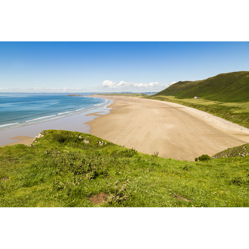 Overlooking The Beach - Wrapped Canvas Print, 30cm H x 46cm W x 3.8cm D