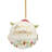 Lenox Grogu's Holiday Hover Pram Christmas Ornament, Gold Accents Hanging, Green