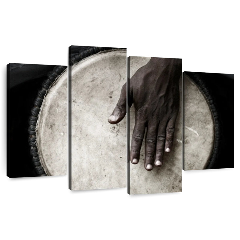 Abarca Djembe Drum Player, 27" H x 43" W