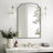Fan-Shaped Wrought Iron Framed Decorative Mirror-664117793-664117792