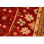 Tapis rouge / brun en laine noué à la main de style oriental Baglari 8 pi x 9 pi 10 po