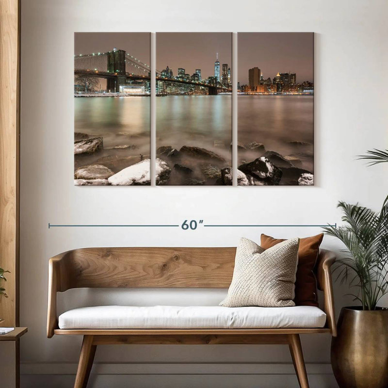 Pont Sebbie Winter de Brooklyn, H 32 po x l 50 po