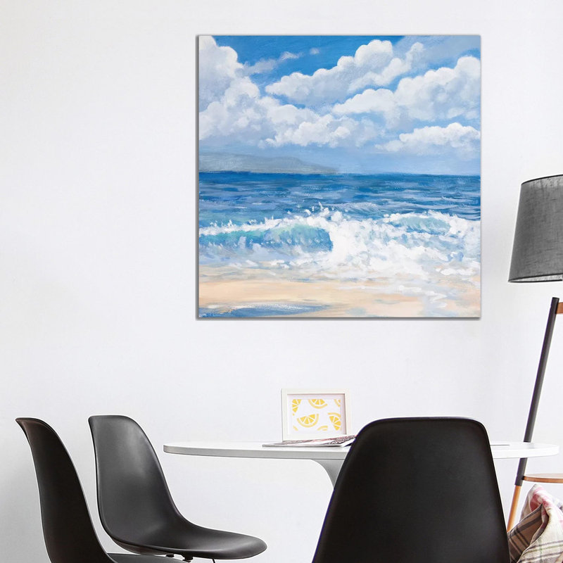 Waves I by Kingsley - Wrapped Canvas Gallery-Wrapped Canvas Giclée, 30.48 cm H x 30.48 cm W