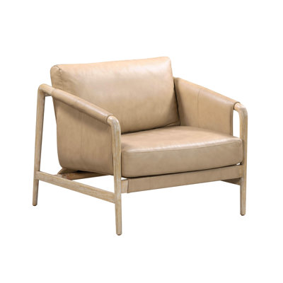  Fauteuil en cuir véritable