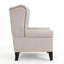 Fauteuil à oreilles capitonné Osvaldo-23819425