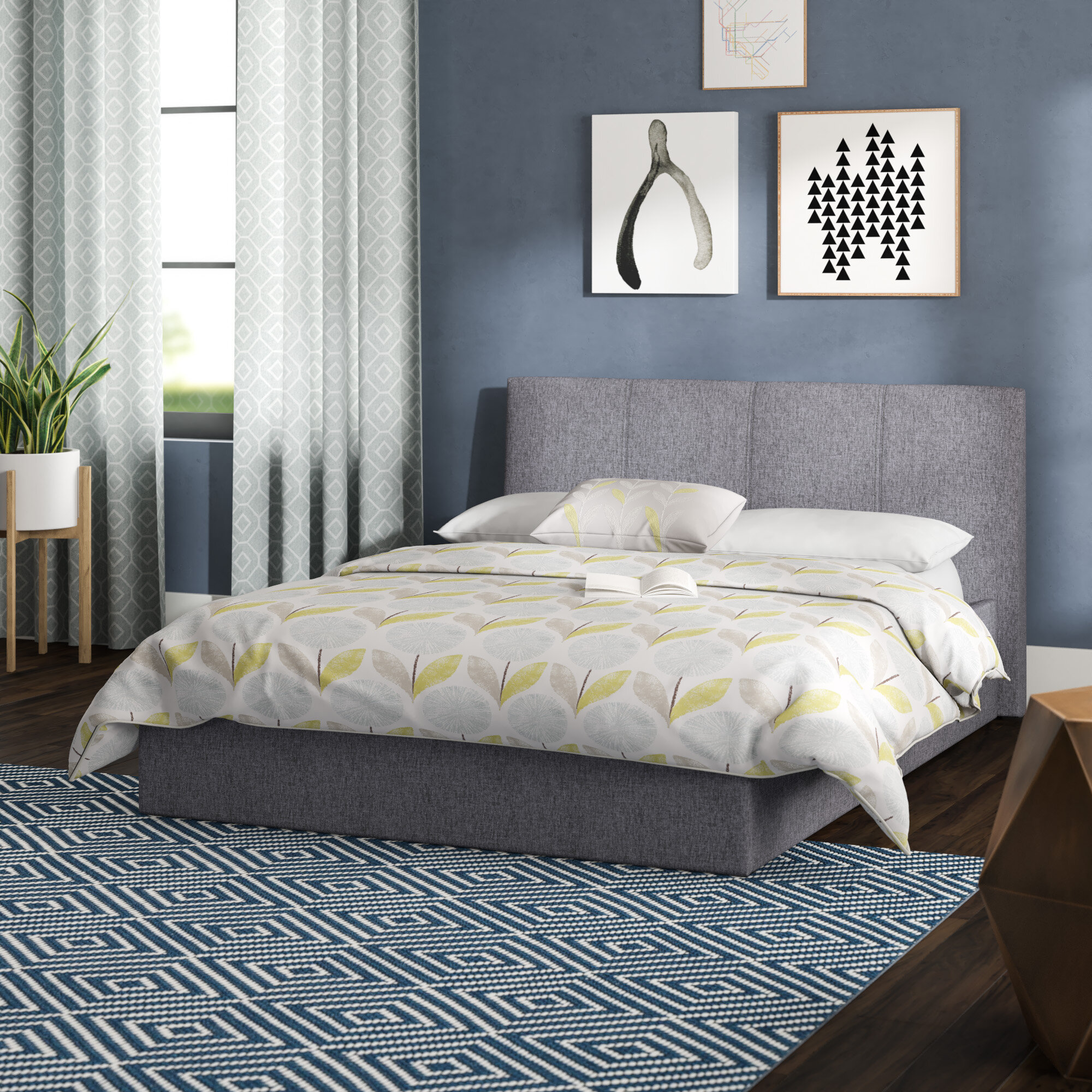 Wrought Studio Fusion Upholstered Storage Bed & Reviews | Wayfair.co.uk