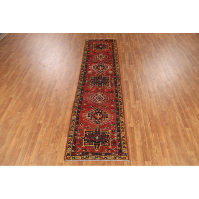Tapis de couloir géométrique traditionnel 3 x 10