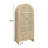 70.28" Tall Arched Kitchen Pantry
