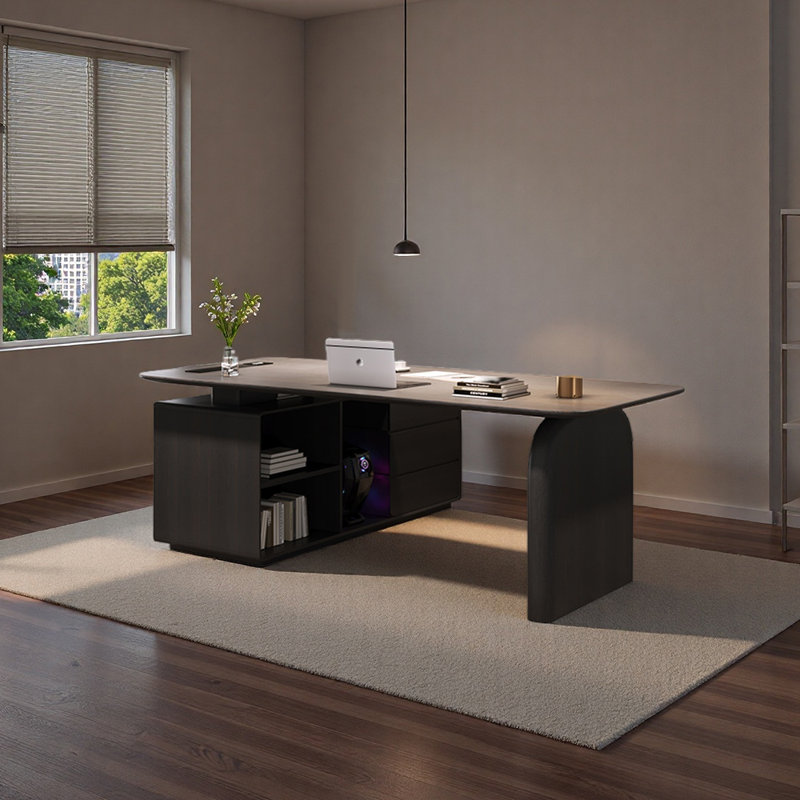 Bureau unique avec surface de travail spacieuse, H 29,53 po x l 62,99 po x P 47,24 po