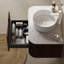 Meuble-lavabo mural moderne de 30 po avec lavabo, bords courbés, finition rayée 3D, tiroir à fermeture en douceur, lavabo en céramique, pré-assemblé-1184493552