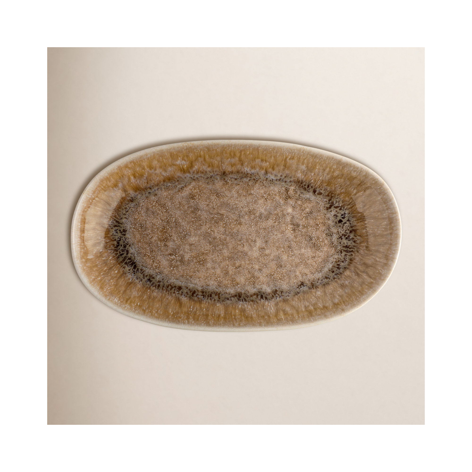 Mariessa Oval Platter, 1" H x 7" W x 11.5" D