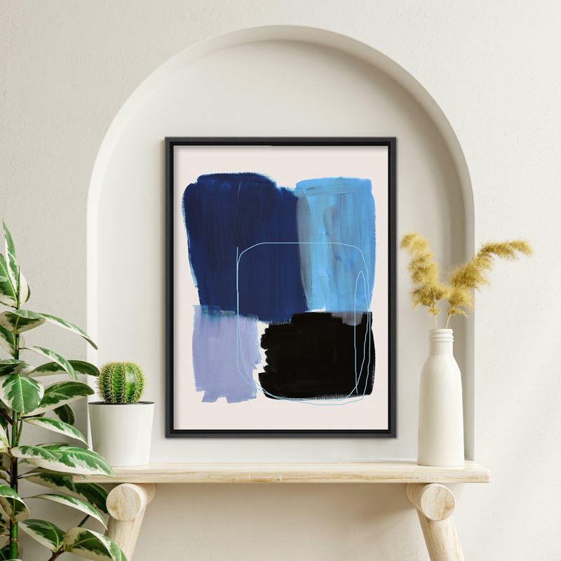 Abstract Brushed With Opulence, 30" H x 24" W