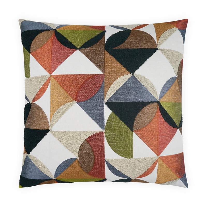 Collide Throw Pillow, Square 22"