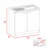Rectangle 2-Door Utility Sink And Cabinet-1159210070-1159210064