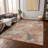 Machine Washable Indoor/Outdoor Xhevrie Peach Rug-384136177
