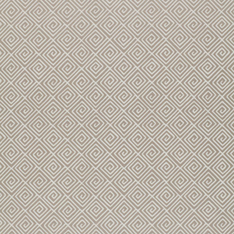 Papier peint Greek Key, Argent argent