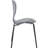 Kavish Dining Chair with Curved Back and Waterfall Edge Seat Powder-Coated Metal Legs-1468213416