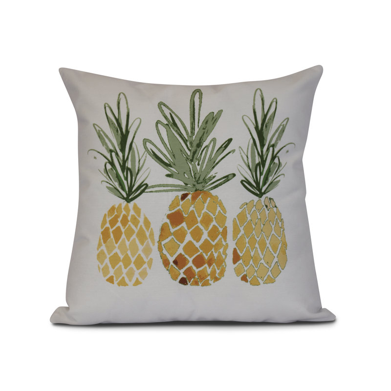 Tropical Resort Outdoor Square Pillow Cover & Insert, 16" x 16"