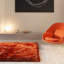Plush Deep Pile Shaggy Rust Rug-25470044