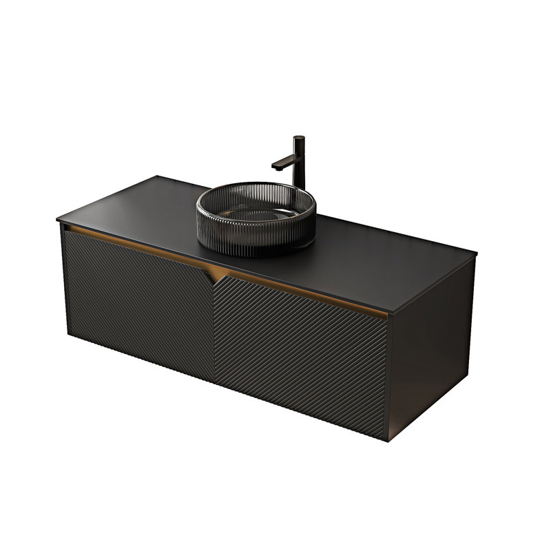 Meuble-lavabo mural flottant avec lavabo, 48"