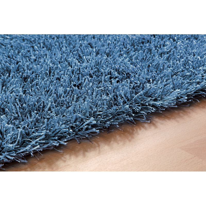 Cool Glamour Tufted Blue Rug, Rectangle 140 x 200cm