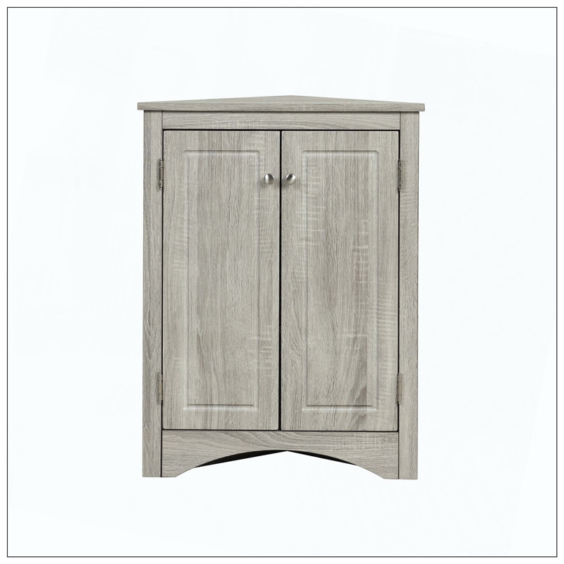 Bathrrom Storage Bathroom Storage Triangle Bathroom Storage Cabinet with Adjustable Shelves, Freestanding Floor Cabinet for Home Kitchen 