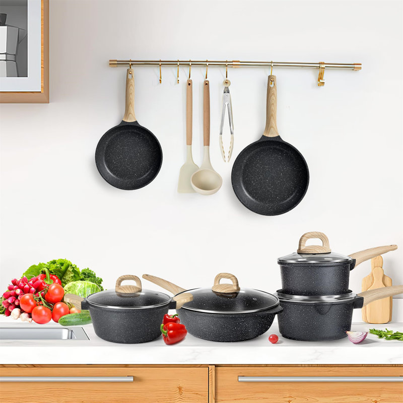 5 - Piece Non-Stick Aluminum Cookware Set