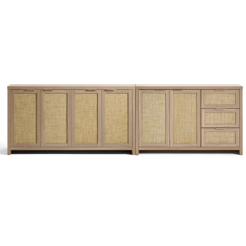 285cm Sideboard, Light Natural Oak