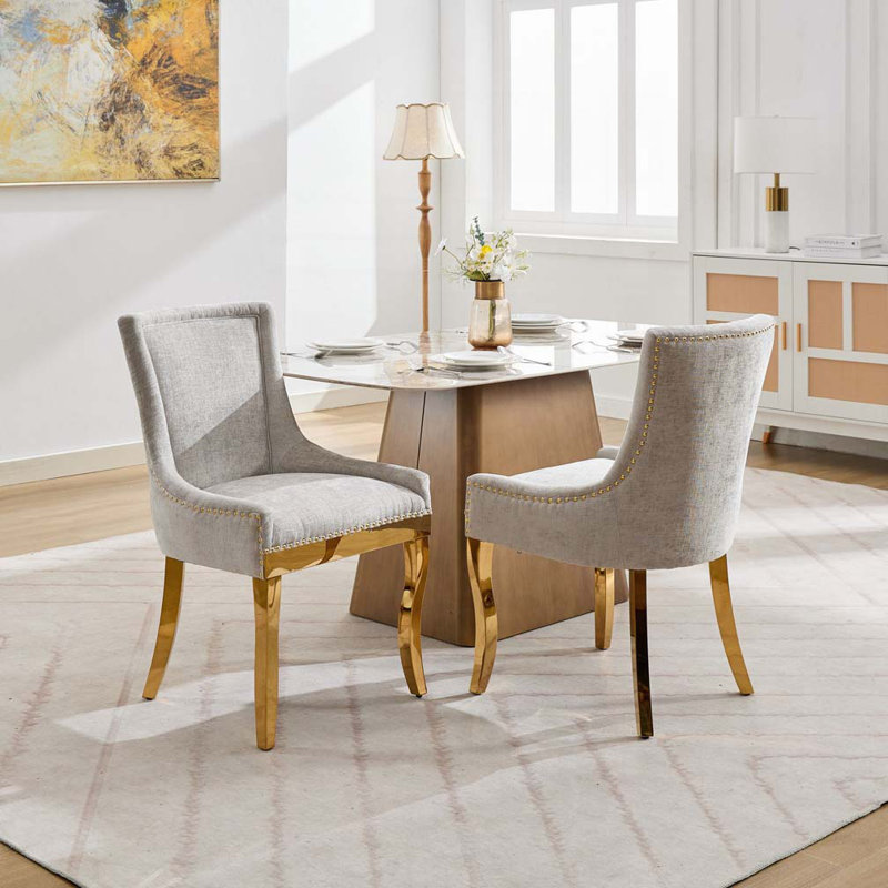 Chaise rembourrée Farmhouse, Beige
