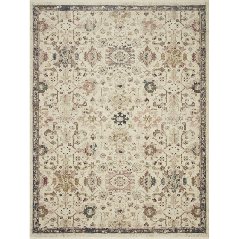 Febbas Performance Oriental Indoor Rug, Rectangle 9' x 12'